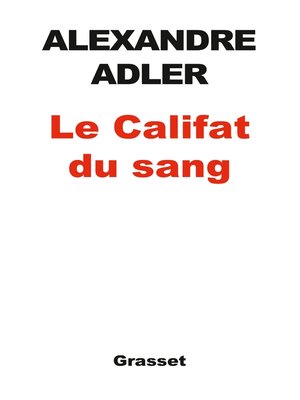 cover image of Le califat du sang